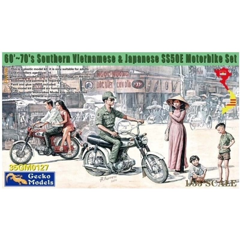 Set de japoneses y vietnamitas.