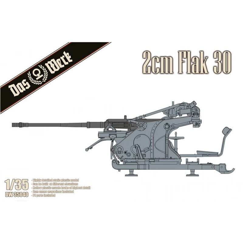 Geschütz deutsch 2 cm Flak 30.