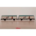 Set of JPD wagon ''San Miguel'', RENFE.