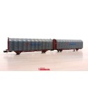 2-unit set wagon "Transfesa". RENFE.