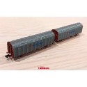 2-unit set wagon "Transfesa". RENFE.
