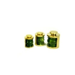 Ship lamp, green. 4 mm. (x3)