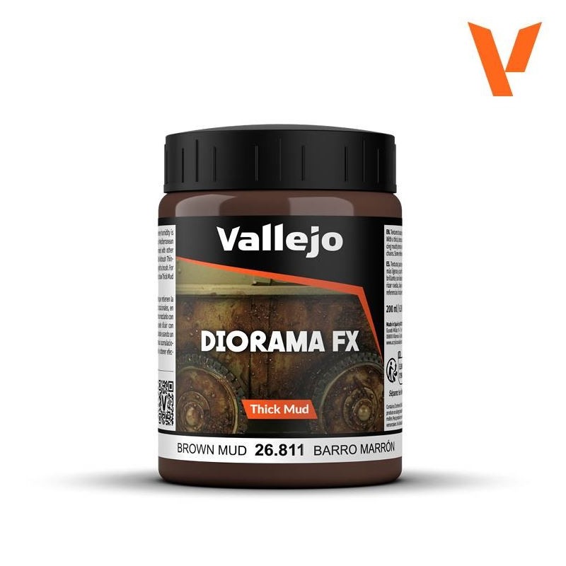 Barro, marrón denso.