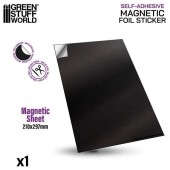 Selbstklebende Magnetfolien.