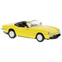 Triumph Spitfire, yellow.