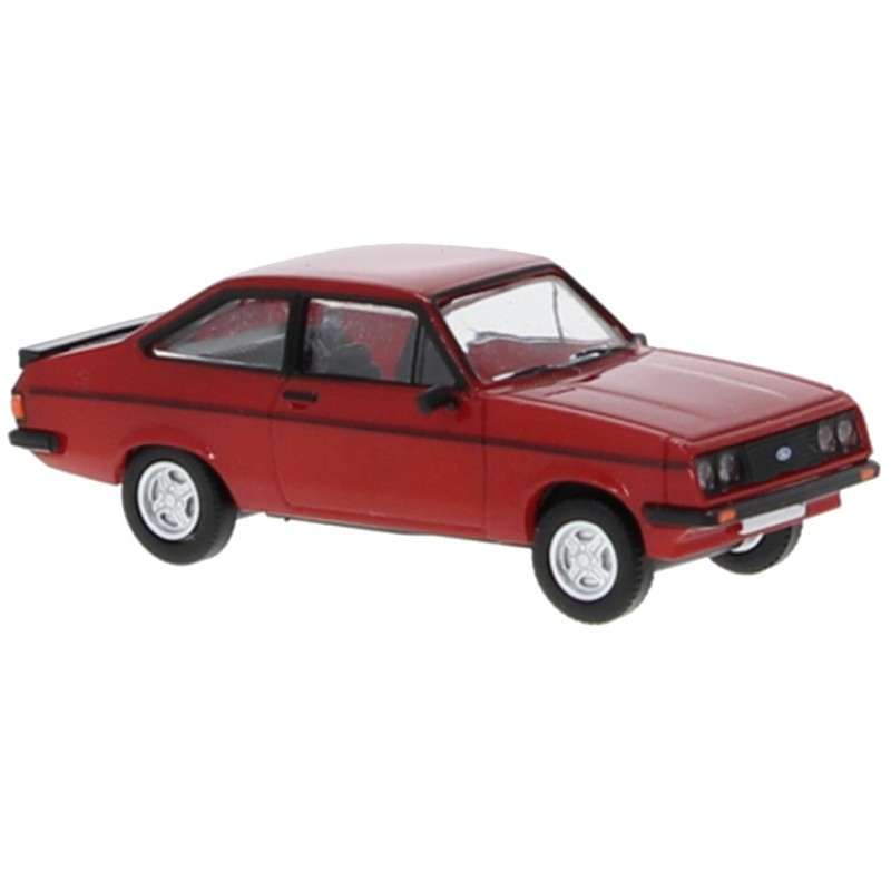 Ford Escort MK II, vermelho.