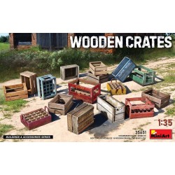 Wooden crates.