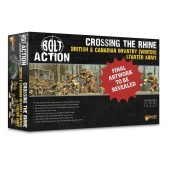 'Cruzando el Rin' - Infantería británica y canadiense (invierno) Ejército de arranque.