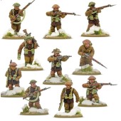 'Traversée du Rhin' - Début de l’armée d’infanterie britannique et canadienne (hiver).