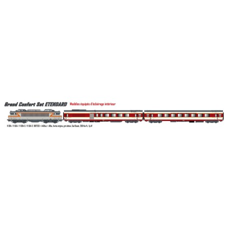 Train de voyageurs « Etendard », SNCF.