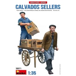 Venditori con carrelli.