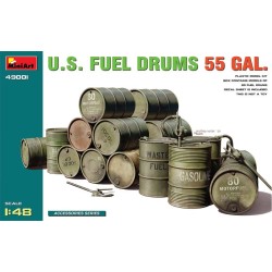 US fuel drums.
