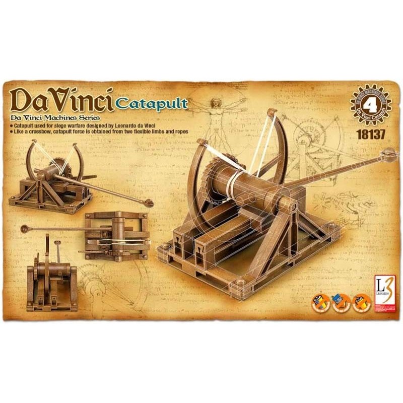 Catapulta. Leonardo Da Vinci.