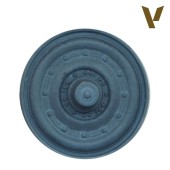 Lavagem azul-acinzentada.