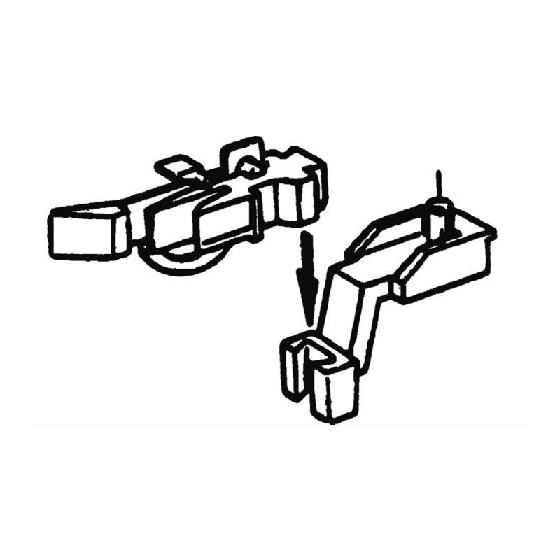 Kurze Kupplungsköpfe (x2).