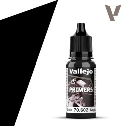 Imprimación acrílica uretano negro. 18 ml.