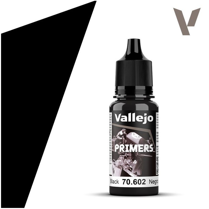 Imprimación acrílica uretano negro. 18 ml.