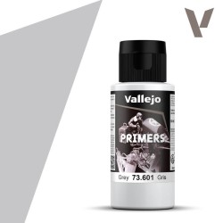 Apprêt acrylique à l’uréthane gris.