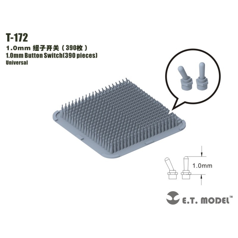 Interruptores ON-OFF, 1,0 mm.