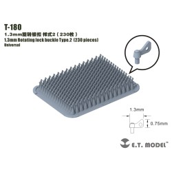 Beurres verrouillables, 1,3 mm.
