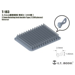 Palomillas de bloqueo, 2.5 mm.