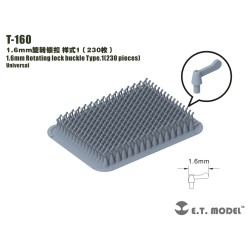 Supports de verrouillage, 1,6 mm.