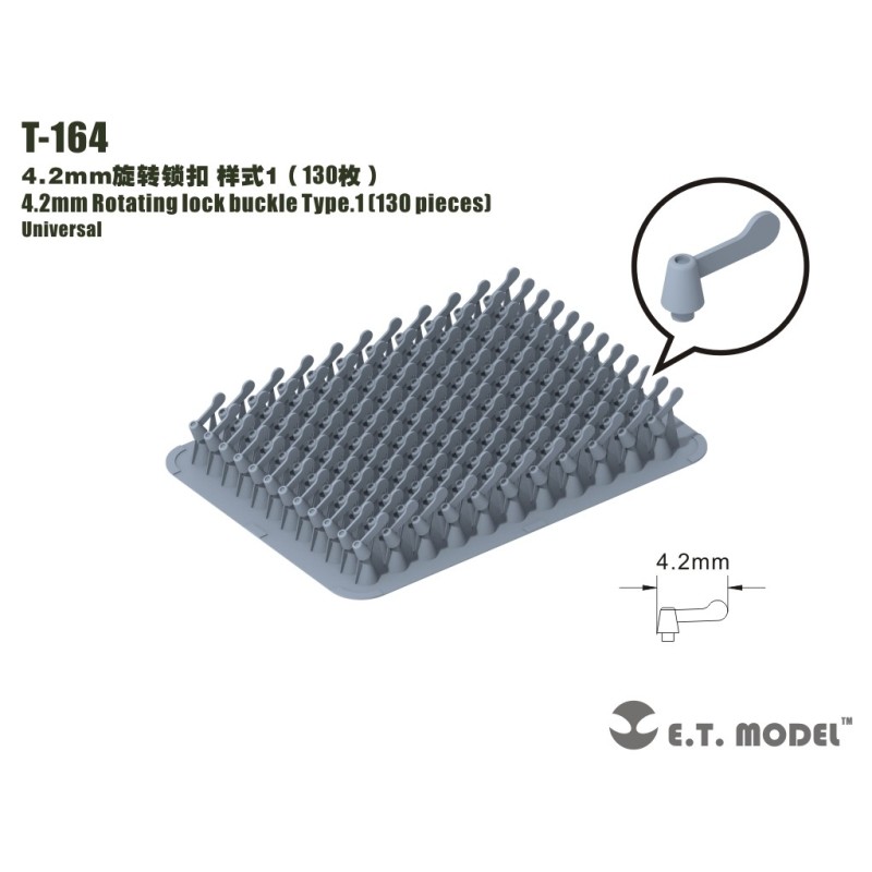 Butternuts de bloqueio, 4,2 mm.