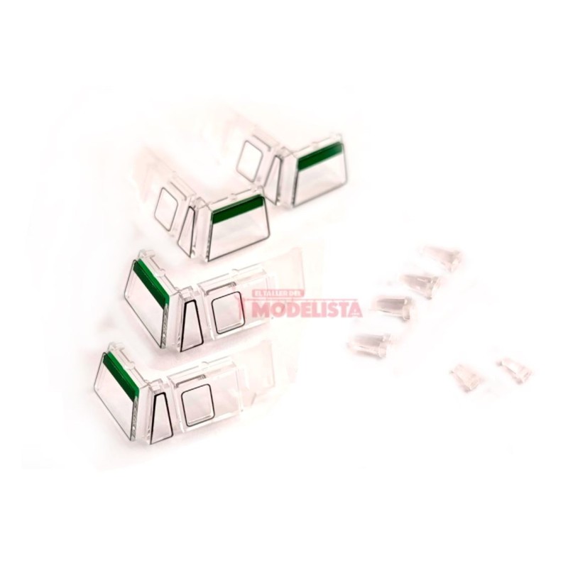 Set de ventanas y foco sencillo, RENFE 333.