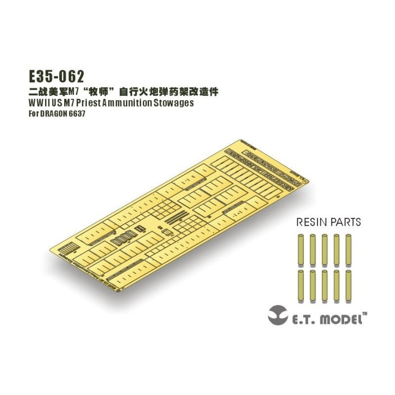 SPG M7 Priest, Ammunition Stowages.