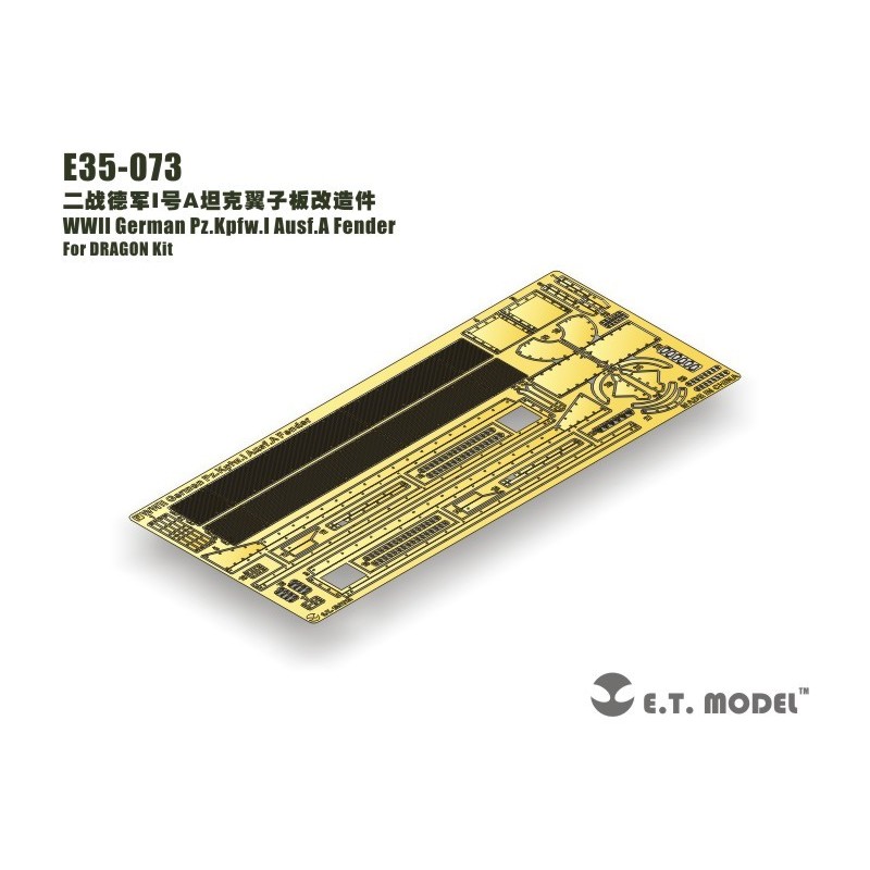 Fotograbado: Pz.Kpfw.I Ausf.A, versión inicial.