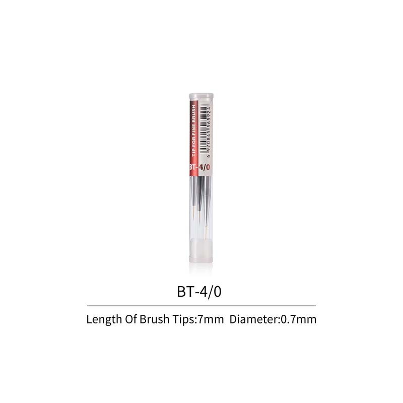 3 Bürstenspitzen n 4/0.