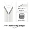 60 g Chamfering blades.