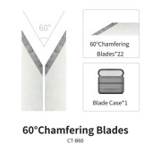60 g Chamfering blades.