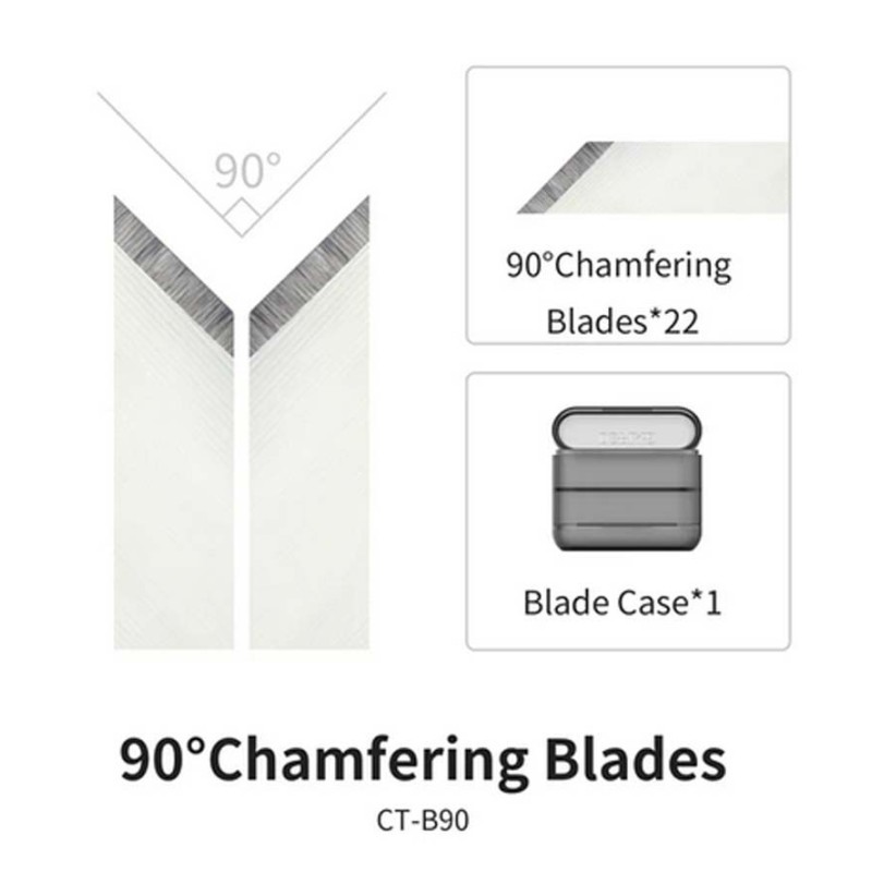 90 g Chamfering blades.