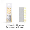 Self adhesive sandpaper, 280 grit (x30).