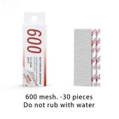 Selbstklebendes Schleifpapier. Körnung 600 (x30).