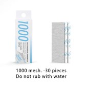 Carta vetrata autoadesiva. Grana 1000 (x30).