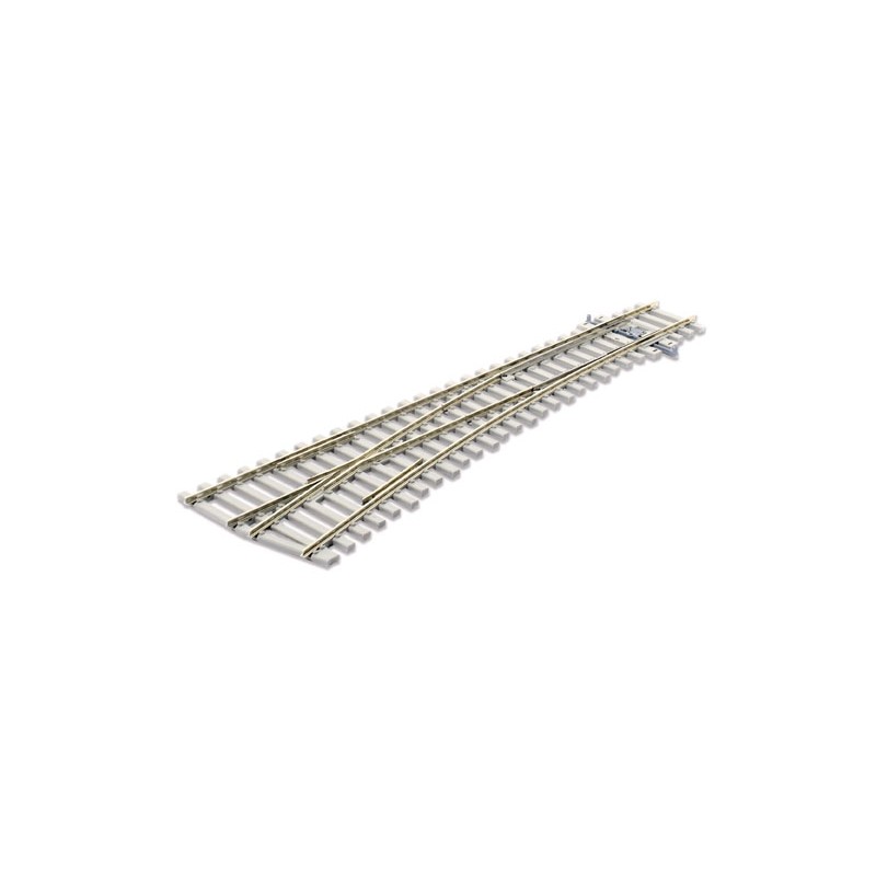 Desvío medio izquierda electrofrog, cemento. PECO SL-E1096 Desvío medio izquierda electrofrog, cemento. PECO SL-E1096