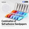 Self adhesive sandpaper set.