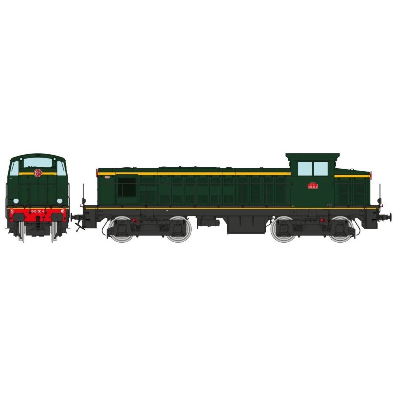 Diesel Locomotive 040 DE 4, SNCF.