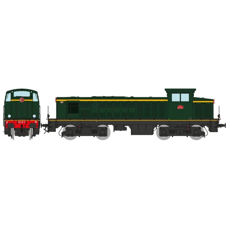 REE MODELES JM-013 Diesel locomotive 040 DE 09, SCNF, Modélisme ...