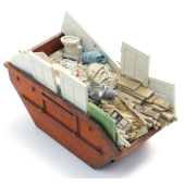 Contentor de resíduos.