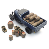 Fûts de bière en bois.