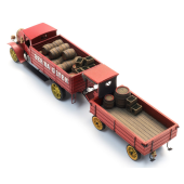 Bierfässer aus Holz.