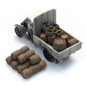 Bierfässer aus Holz.