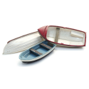Polyester rowing boats (3x).