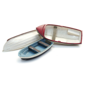 Polyester rowing boats (3x).