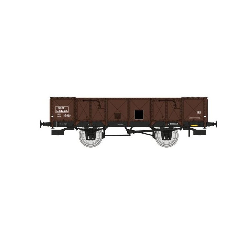 Wagon de marchandises ouvert, Tw 540. SNCF. Wagon de marchandises ouvert, Tw 540. SNCF.
