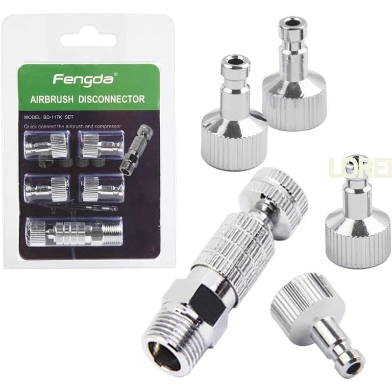 Kit de connecteurs rapides avec adaptateur.