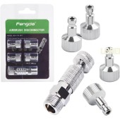 Conjunto de conectores rápidos com adaptador.